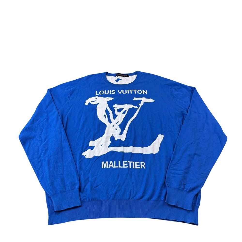 Authentic Louis Vuitton Malletier HIN81WTZC Knit Size 4XL RARE JAPAN